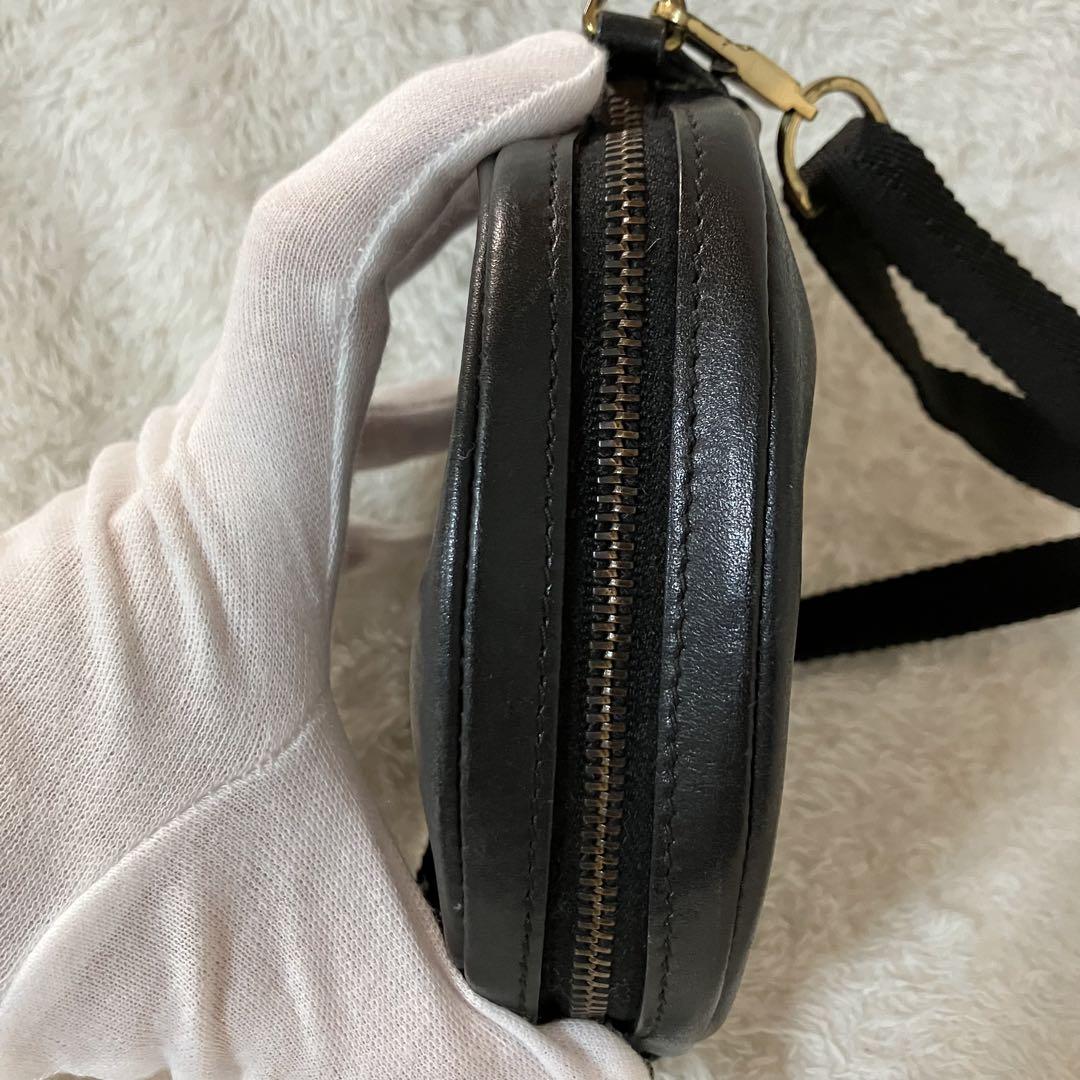 【GUCCI】オールドグッチラウンドショルダーバッグ