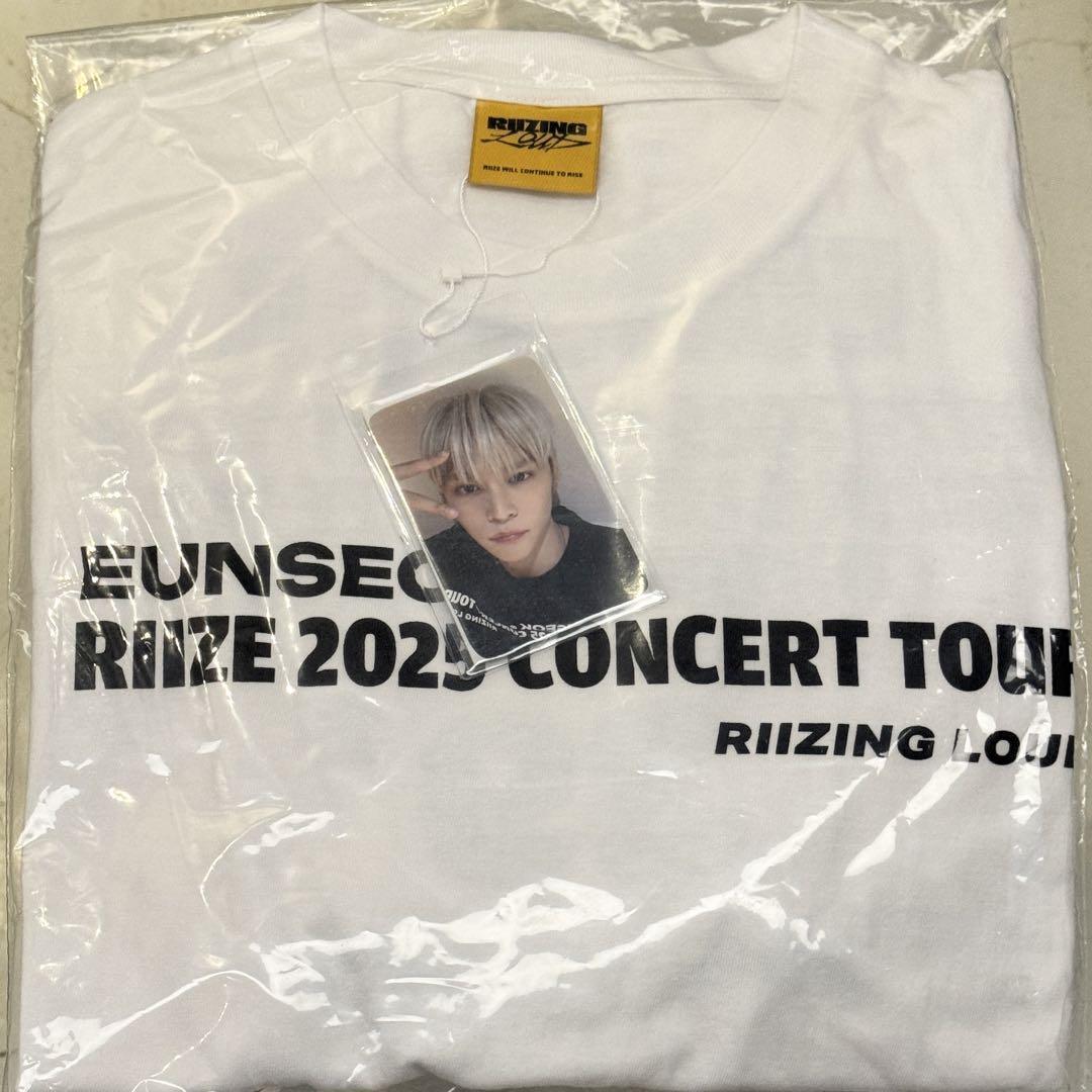 RIIZE LOUD ソウルコン Tシャツ 白 アントン トレカセット RIIZE LOUD ソウルコン Tシャツ 白 アントン トレカセット