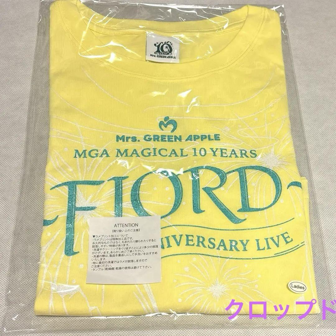 ミセス　フィヨルド　Tシャツ　クロップド　イエロー