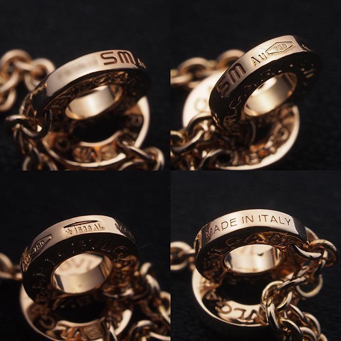 BVLGARI ブルガリブルガリ ローマン ソルベ ブレスレットSM K18PG