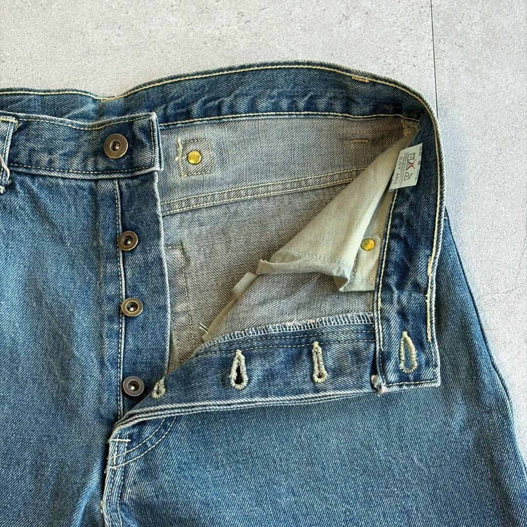 初期 大阪製 EVISU セルビッチ デニム シンチバック 58821 33 初期 大阪製 EVISU セルビッチ デニム シンチバック 58821 33