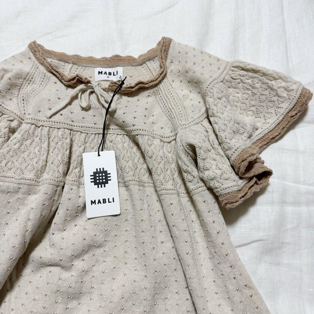 Mabli Sand Briallen Dress 6Y リネン ドレス