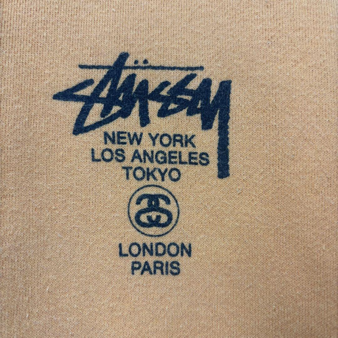 STUSSY ステューシー スウェット パーカー フーディ ワールドツアー
