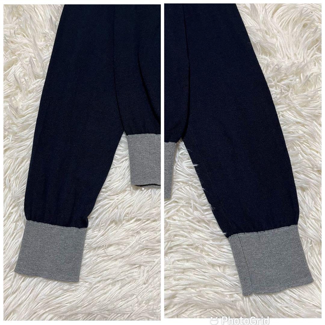 【極美品】MONCLER MAGLIA CARDIGAN ネイビー