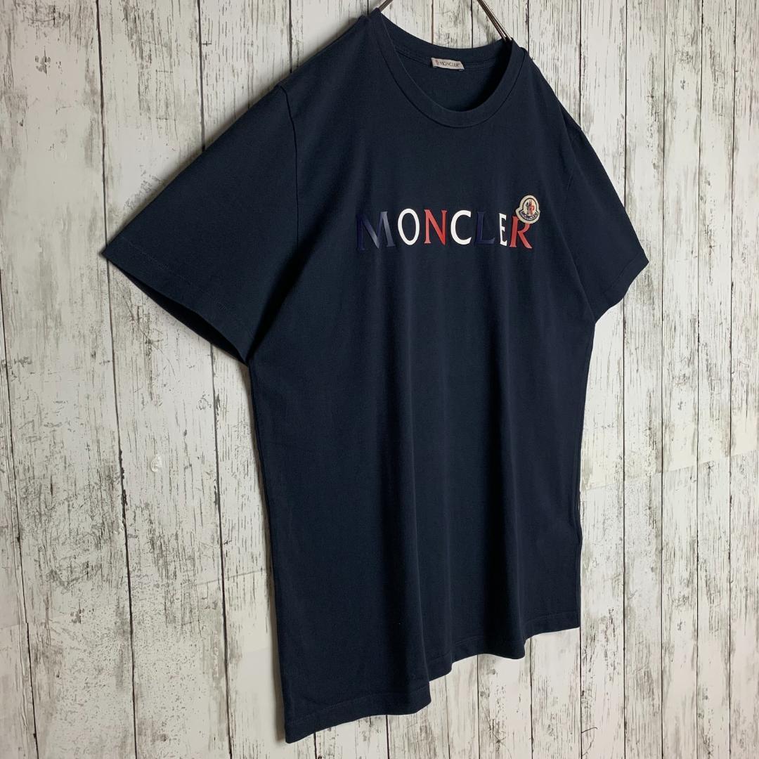 【鑑定済み・最高デザイン】モンクレール☆ラバー&ワッペンロゴTシャツ/2881
