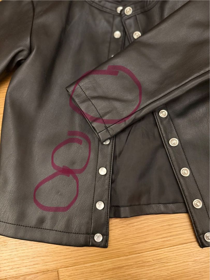 agnès b. 黒ジャケット 4歳用 agnès b. 黒ジャケット 4歳用