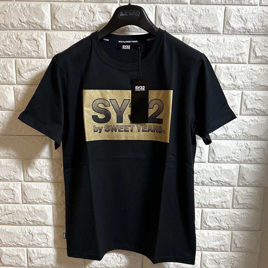 【新品】SY32 bysweetyears／BOXロゴ デザインTシャツ M