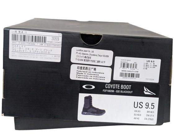 OAKLEY ミリタリーブーツ コヨーテ 27.5cm ブラック COYOTE