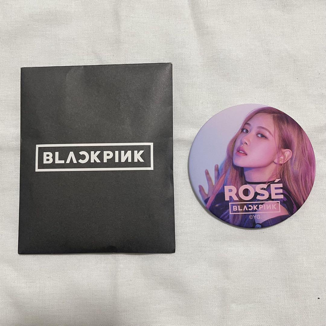 BLACKPINK ROSE 缶バッジ - メルカリ