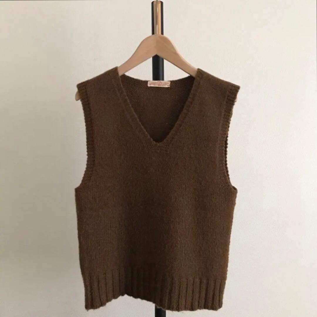 40s AMERICAN RED CROSS KNIT VESTM VINTAGE