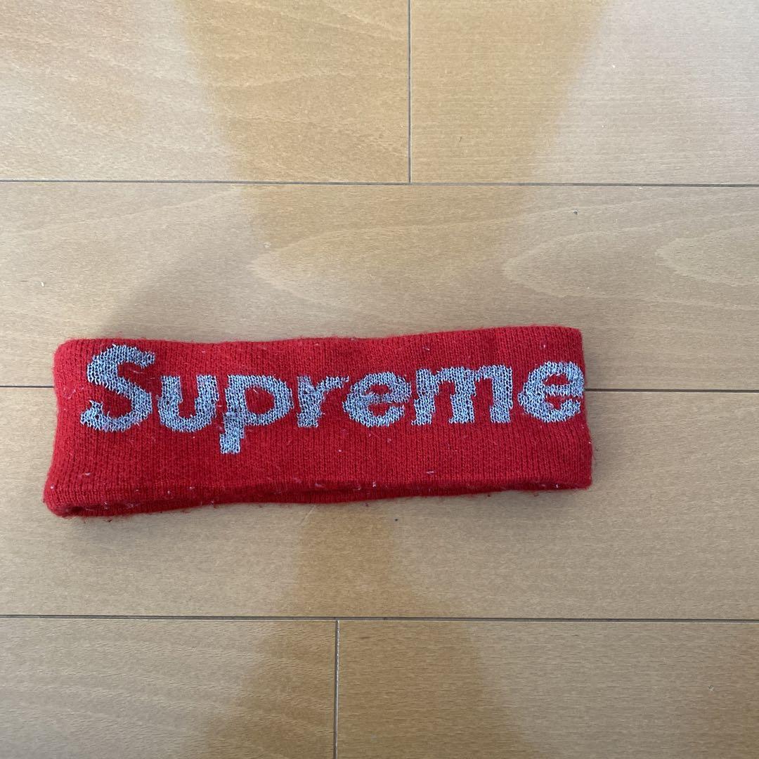 Supreme ヘッドバンド 赤