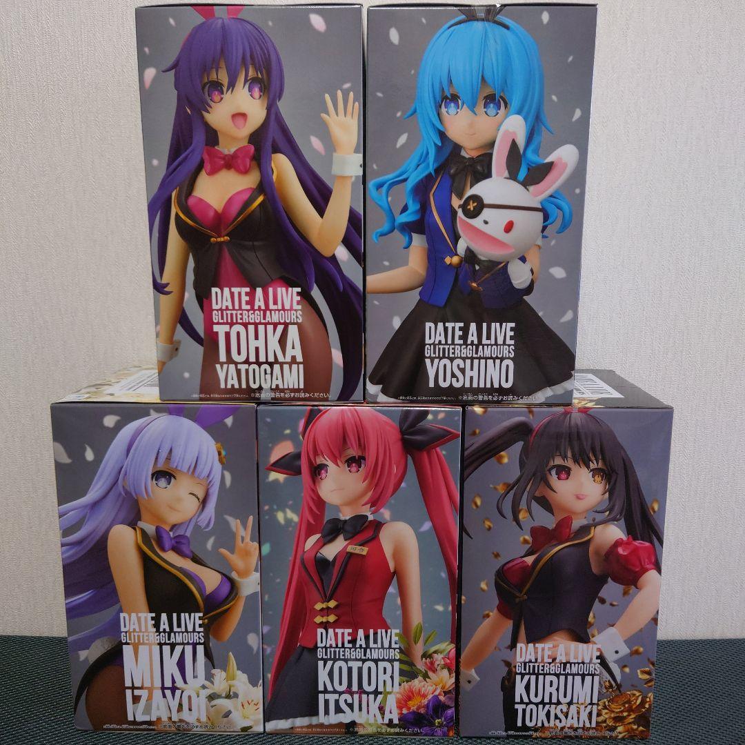GLITTER&GLAMOURSデート・ア・ライブ フィギュア5セット デート・ア・ライブ Ⅴ GLITTER&GLAMOURS 5体セット - メルカリ