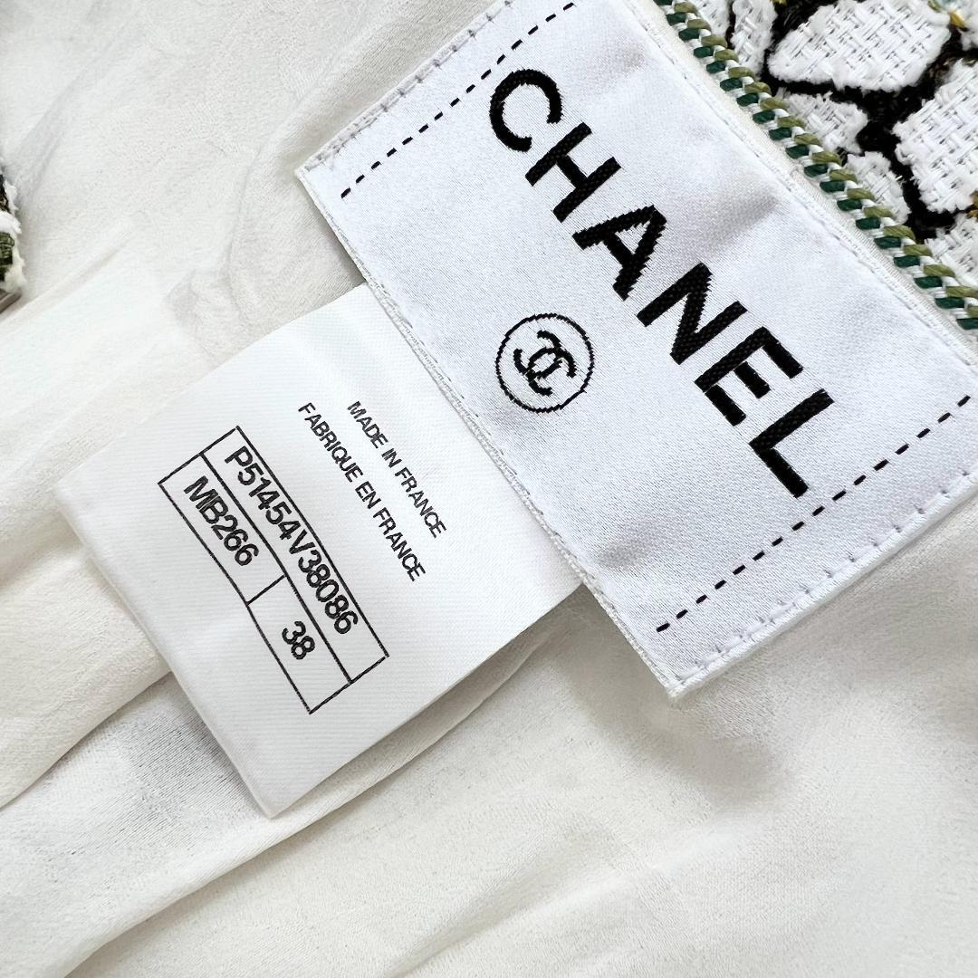 美品★CHANEL★総刺繍★カメリア★ツイード★ノーカラー★ジャケット 楽天市場】極美品 CHANEL シャネル ツイード ジャケット マルチ