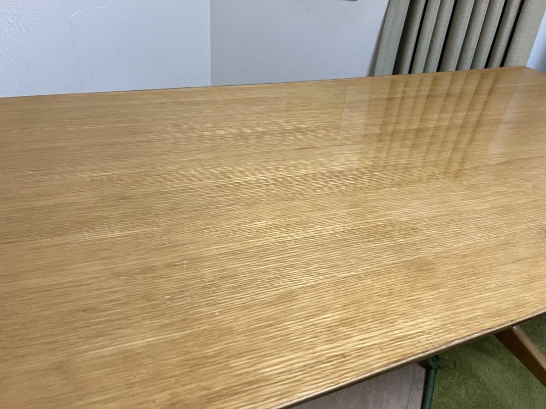 無印良品 リビングでもダイニングでもつかえるテーブル　オーク