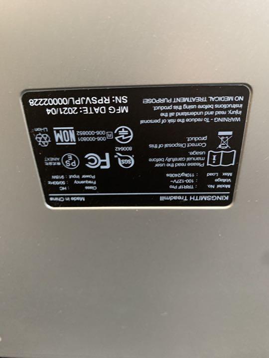 20%OFF KINGSMITH Treadmill TRR1F Pro Lj1S0-m62439849226 キングスミス HOT送料無料