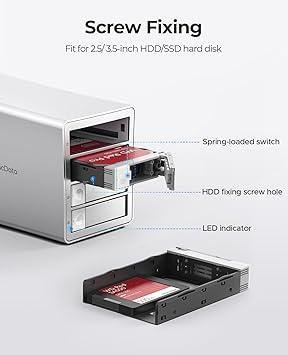 Amazon.co.jp: ORICO【RAID機能】HDD ケース 3.5インチ 4台 22TB