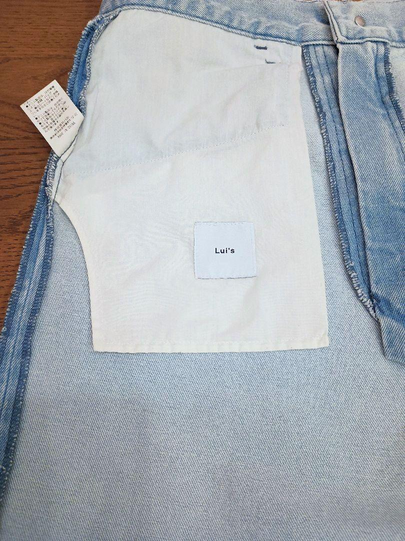 Lui's(ルイス) エレファントジーンズ 美品 サックスブルー 32