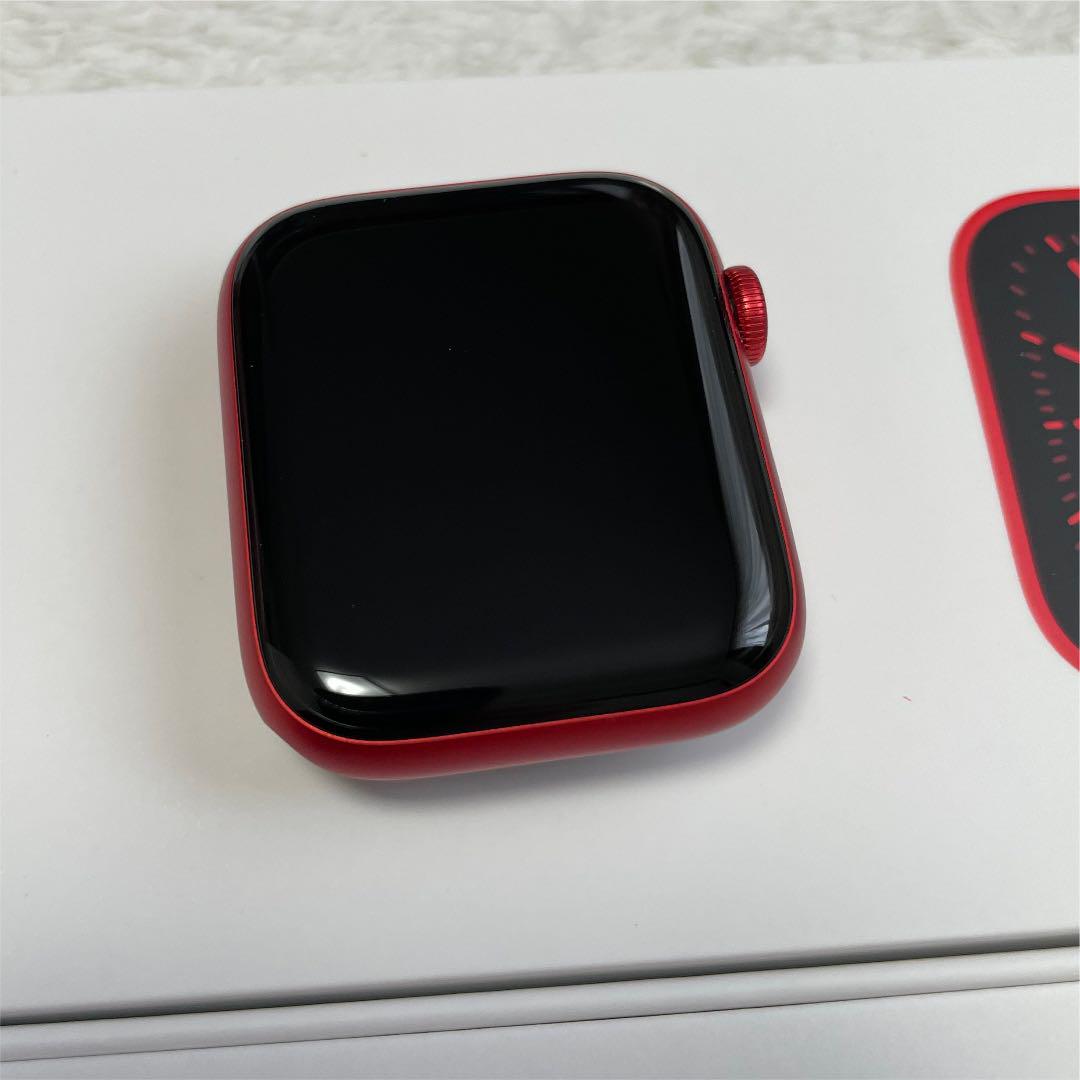 レッドスポ⑥ Apple Watch series6 RED 44mm CEL 7IA0e-m62441396230 ┡までの