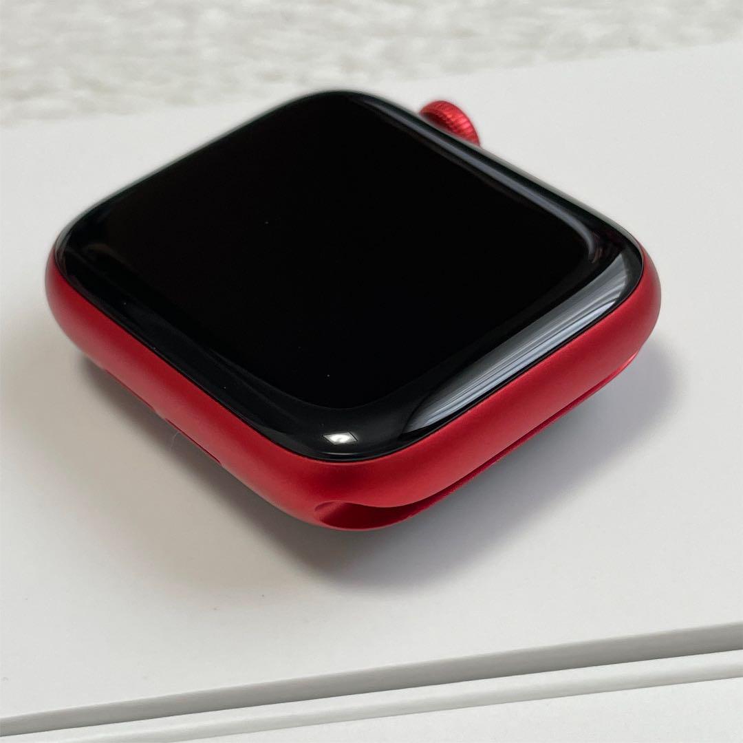 レッドスポ⑥ Apple Watch series6 RED 44mm CEL 7IA0e-m62441396230 ┡までの