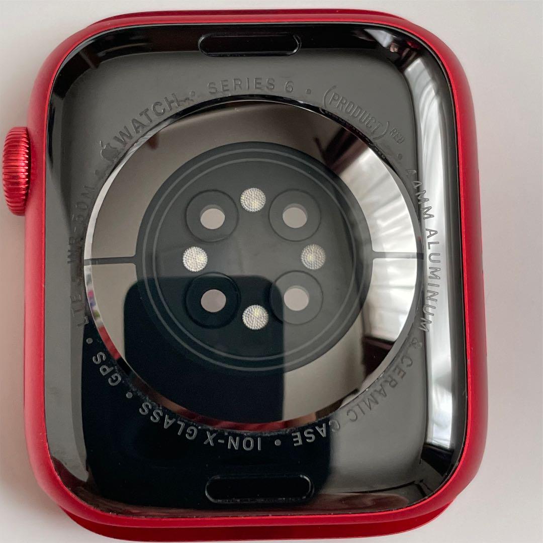 レッドスポ⑥ Apple Watch series6 RED 44mm CEL 7IA0e-m62441396230 ┡までの