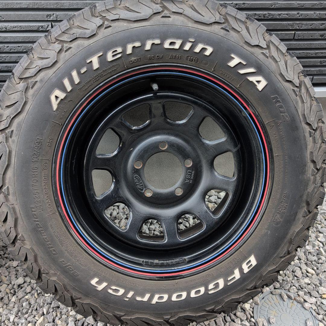 デリカD5 デイトナ BF グッドリッチ 4本 215/70r16