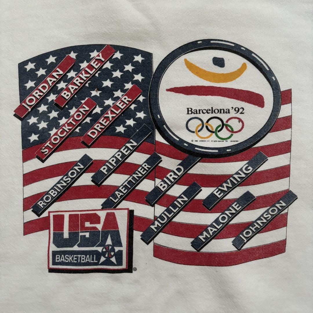 USA製 92年 バルセロナ五輪 USAドリームチーム SALEM スウェット