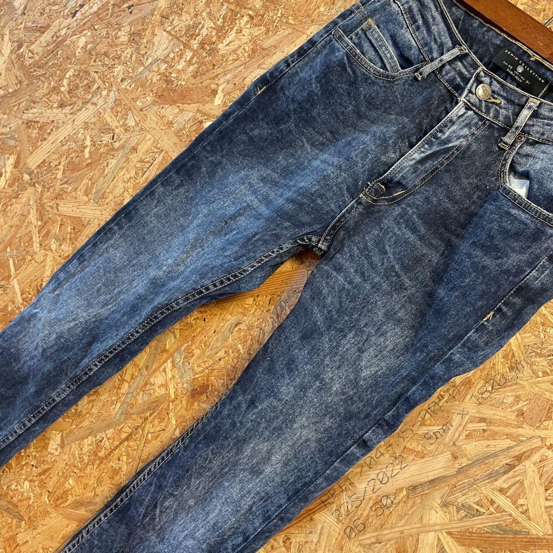 AE8354 ZARA ザラ デニムパンツ ブルー メンズ 31 コン