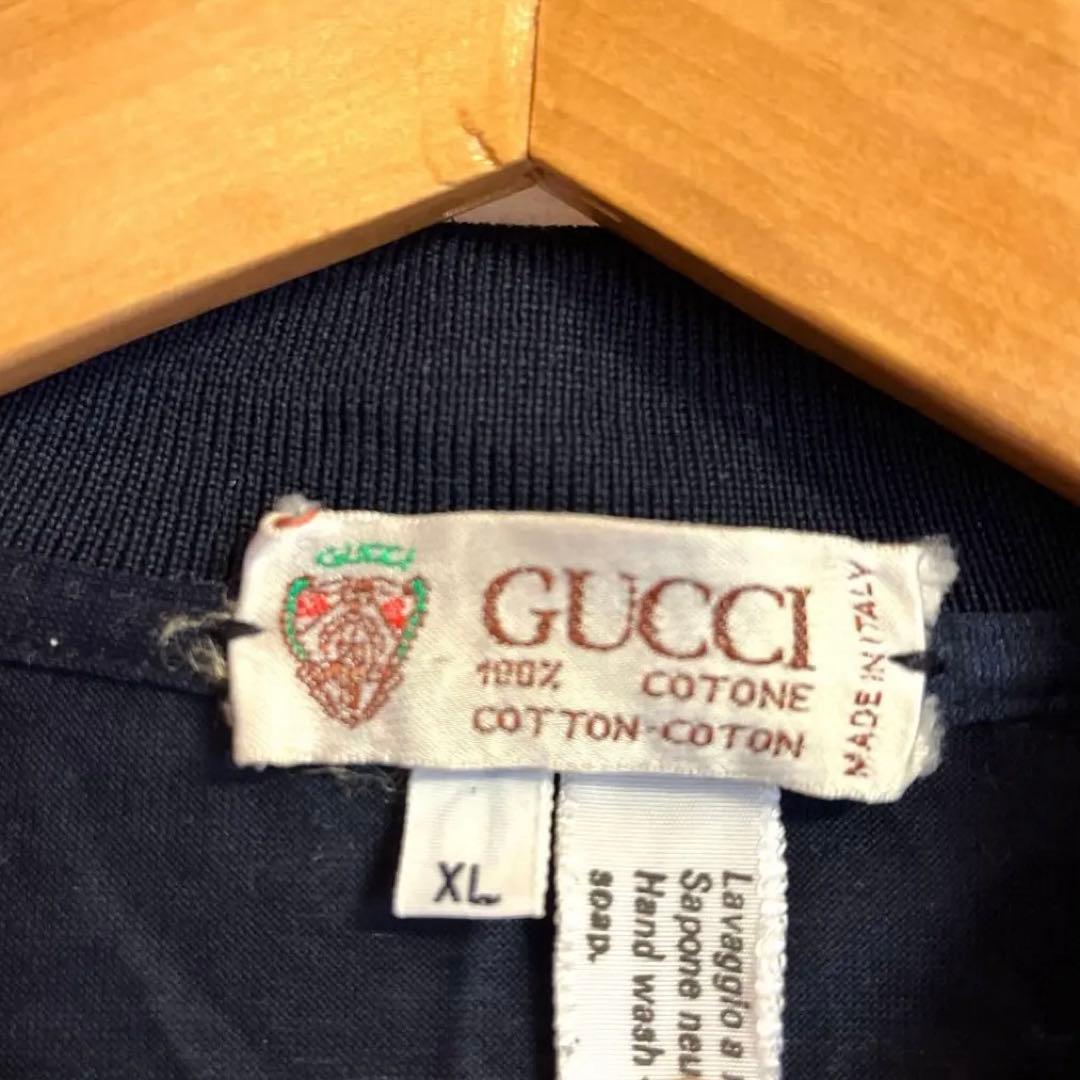 GUCCI ストライプ ポロシャツ カットソー 半袖