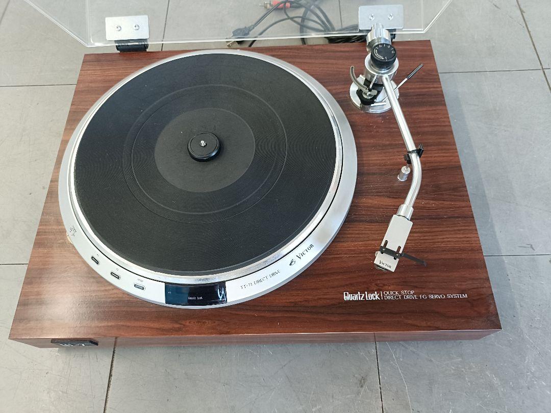 Victor QL-7 レコードプレーヤー TT-71 難あり 通電確認済み
