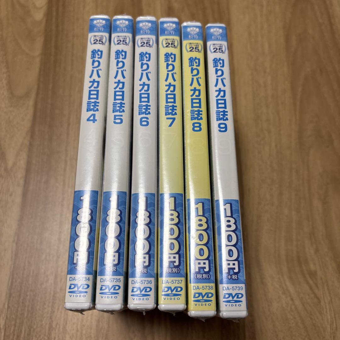 西田敏行 釣りバカ日誌 4 5 6 7 8 9 DVD 6本セット
