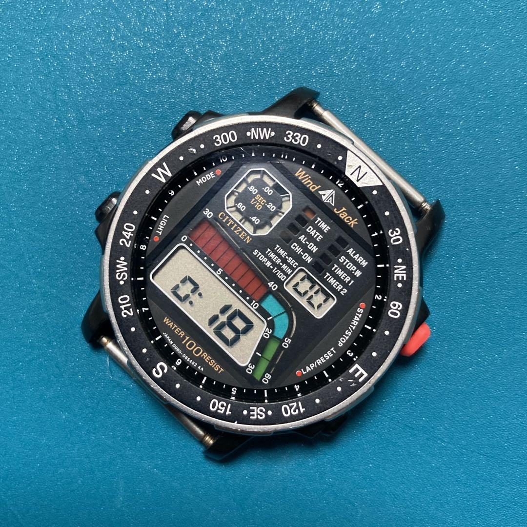 CITIZEN シチズン ウィンドジャック メンズ腕時計 ケースのみ 当時物