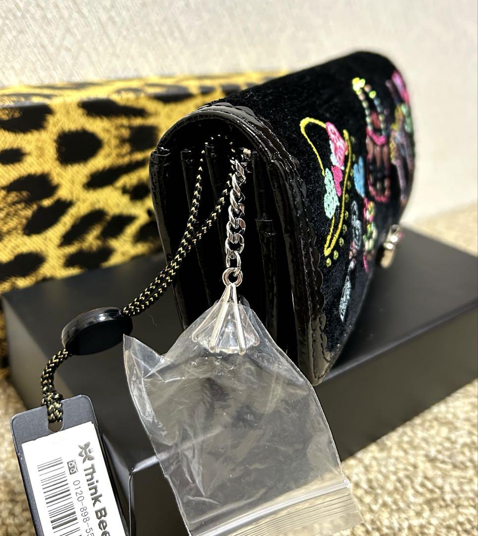 【新品】シンクビー Think Bee! 長財布 タグ付き ブラック ポーチ付