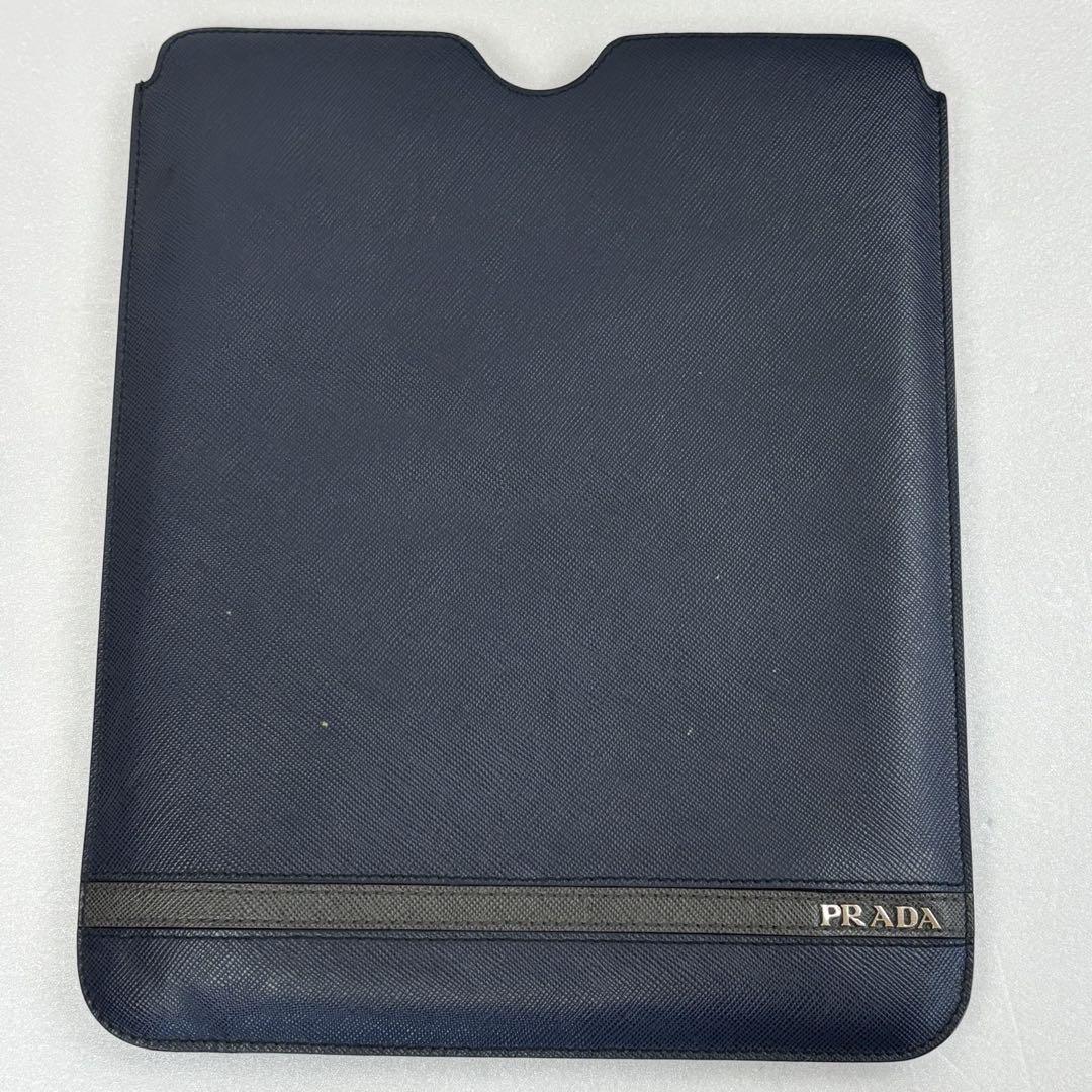 希少 PRADA プラダ iPad ケース サフィアーノ レザー タブレット 希少 PRADA プラダ iPad ケース サフィアーノ レザー タブレット
