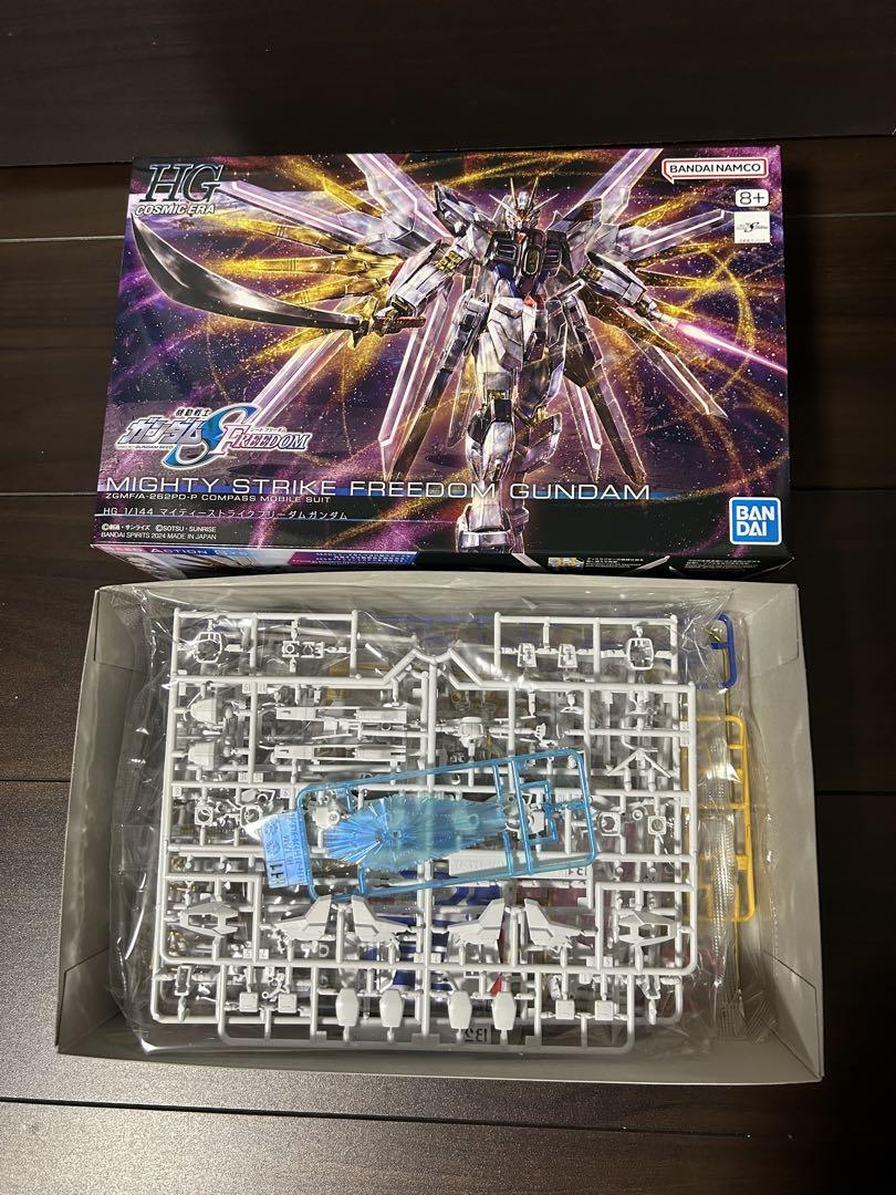 HG 1/144 マイティーストライクフリーダムガンダム、インジャ弐式セット HG 1/144 マイティーストライクフリーダムガンダム、インジャ