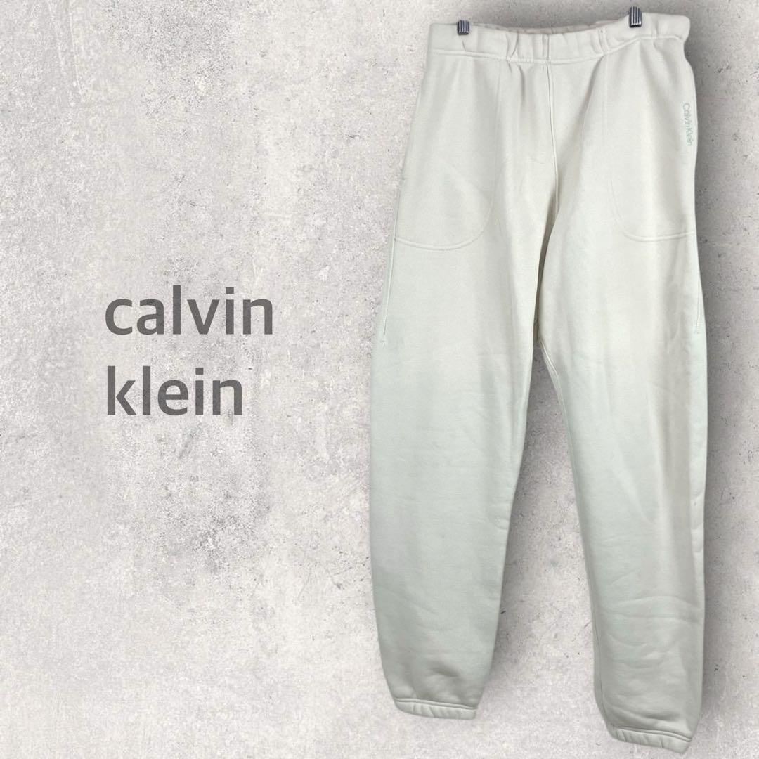 カルバンクライン スウェットパンツ S シンプル 刺繍ロゴ入り カジュアルS Calvin Klein