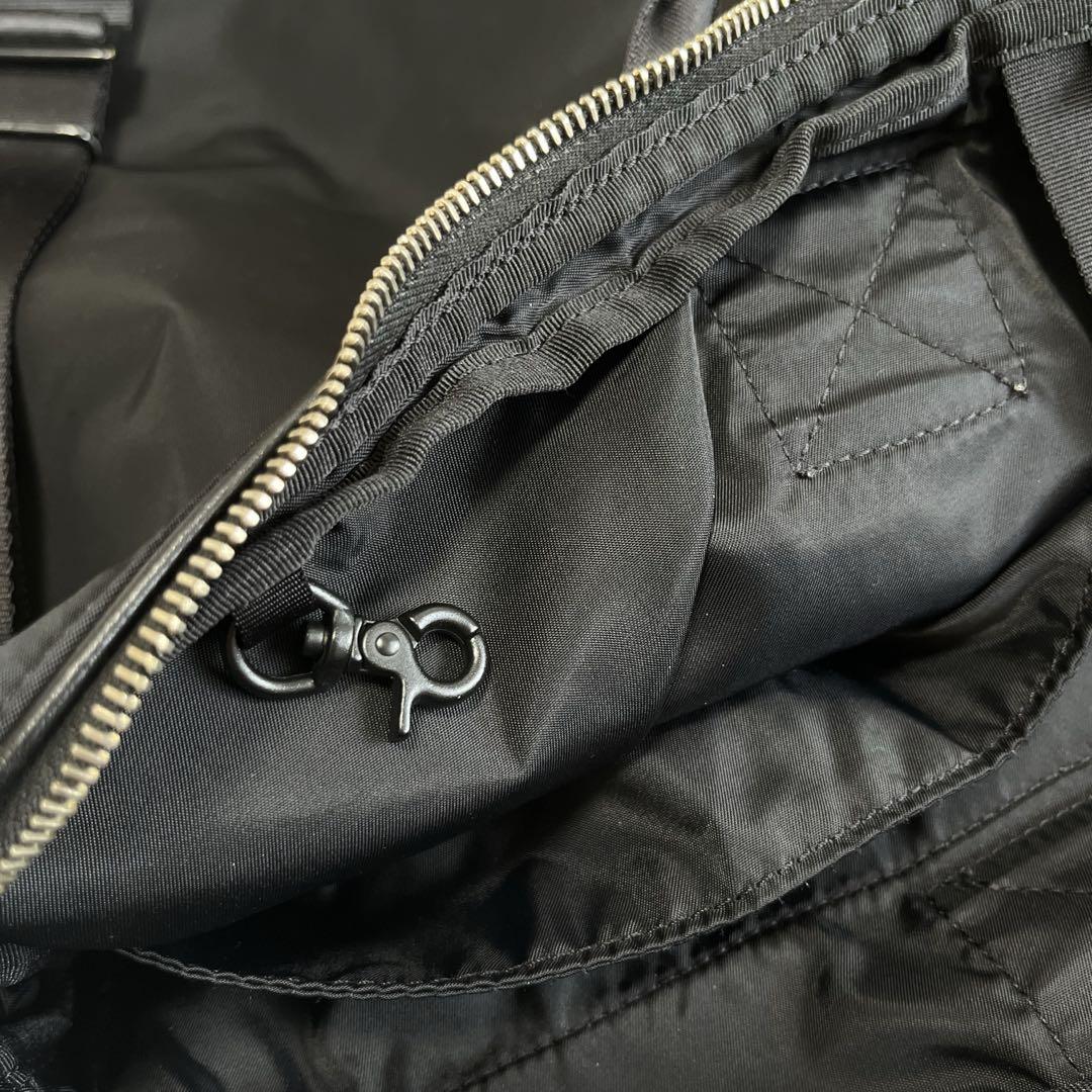 PORTER×フットザコーチャー　ヘルメットバッグ　ブラック　収納袋付き