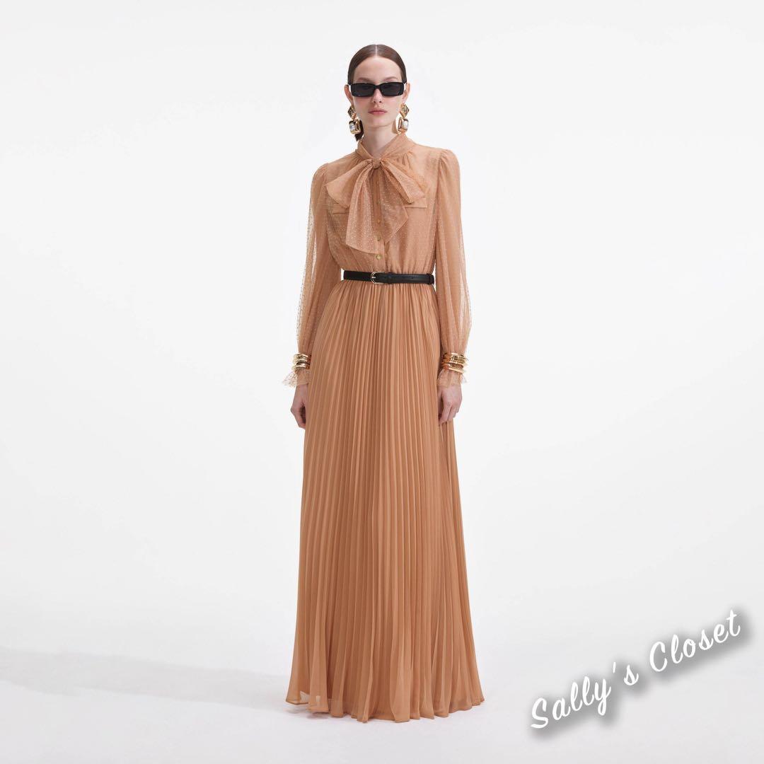 ❤️25新作 新品♡ SelfPortrait オレンジドットドレス♡　E20