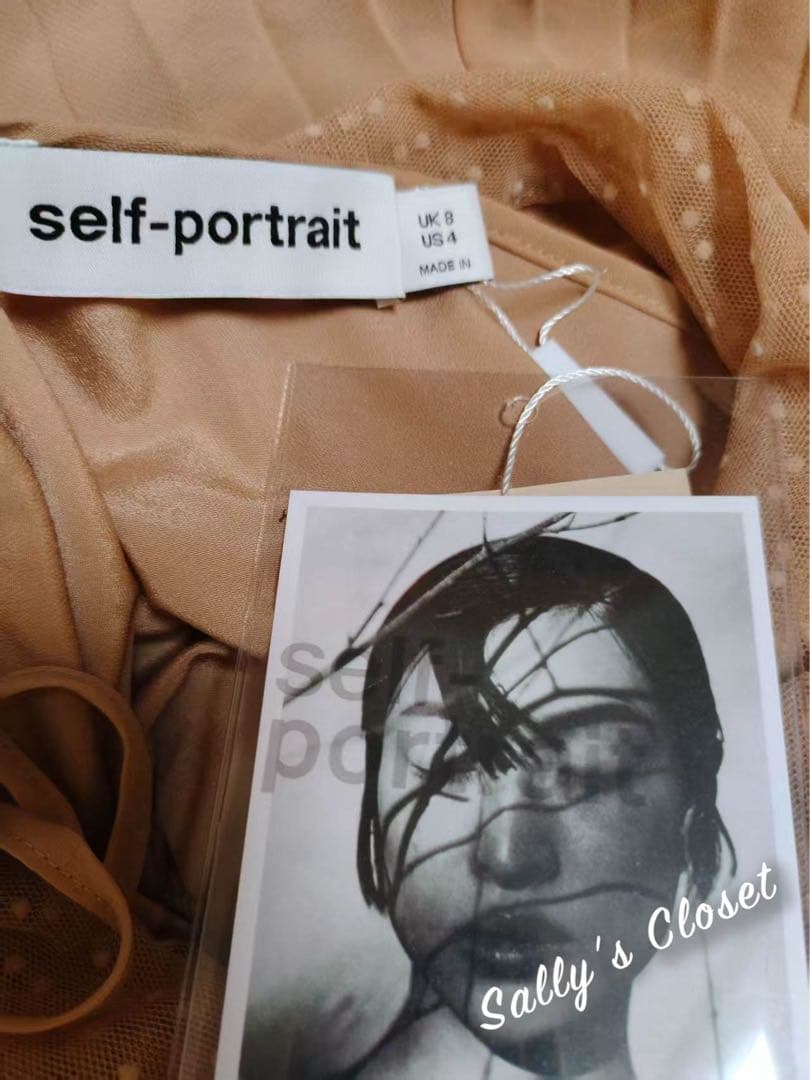 ❤️25新作 新品♡ SelfPortrait オレンジドットドレス♡ E20 ❤️25新作 新品♡ SelfPortrait オレンジドットドレス♡ E20