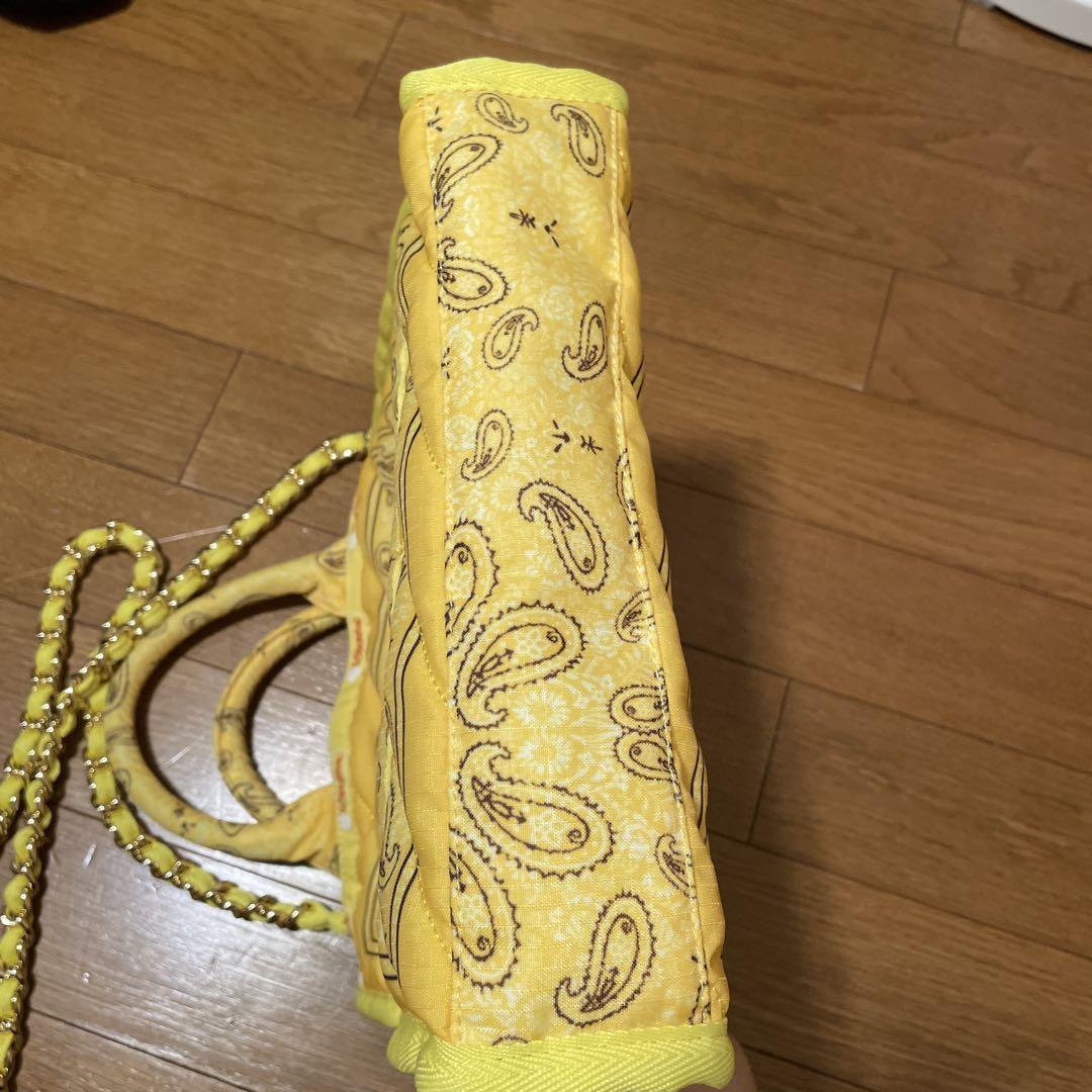 未使用品　レスポートサック　バンダナ柄 イエロー ショルダーバッグ　トートバック