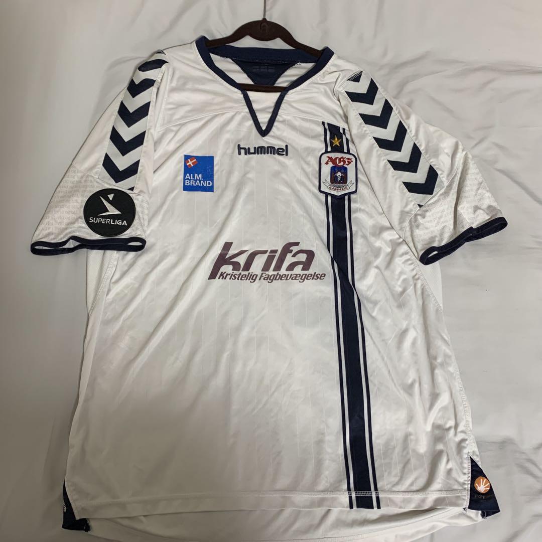 ホット商品 ユニフォーム ゲームシャツ hummel agf サッカー デンマーク ウェア