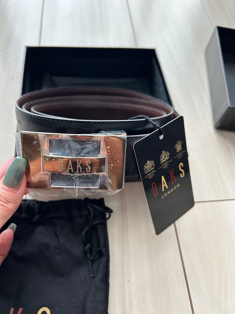 DAKS レザーベルト