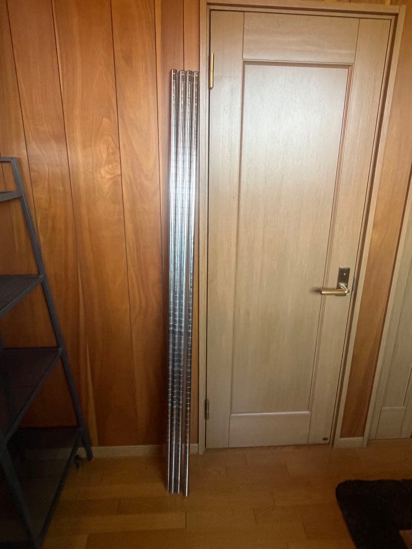 スチールラック メタルラック1800mm ポール径25mm ポール 4本セット