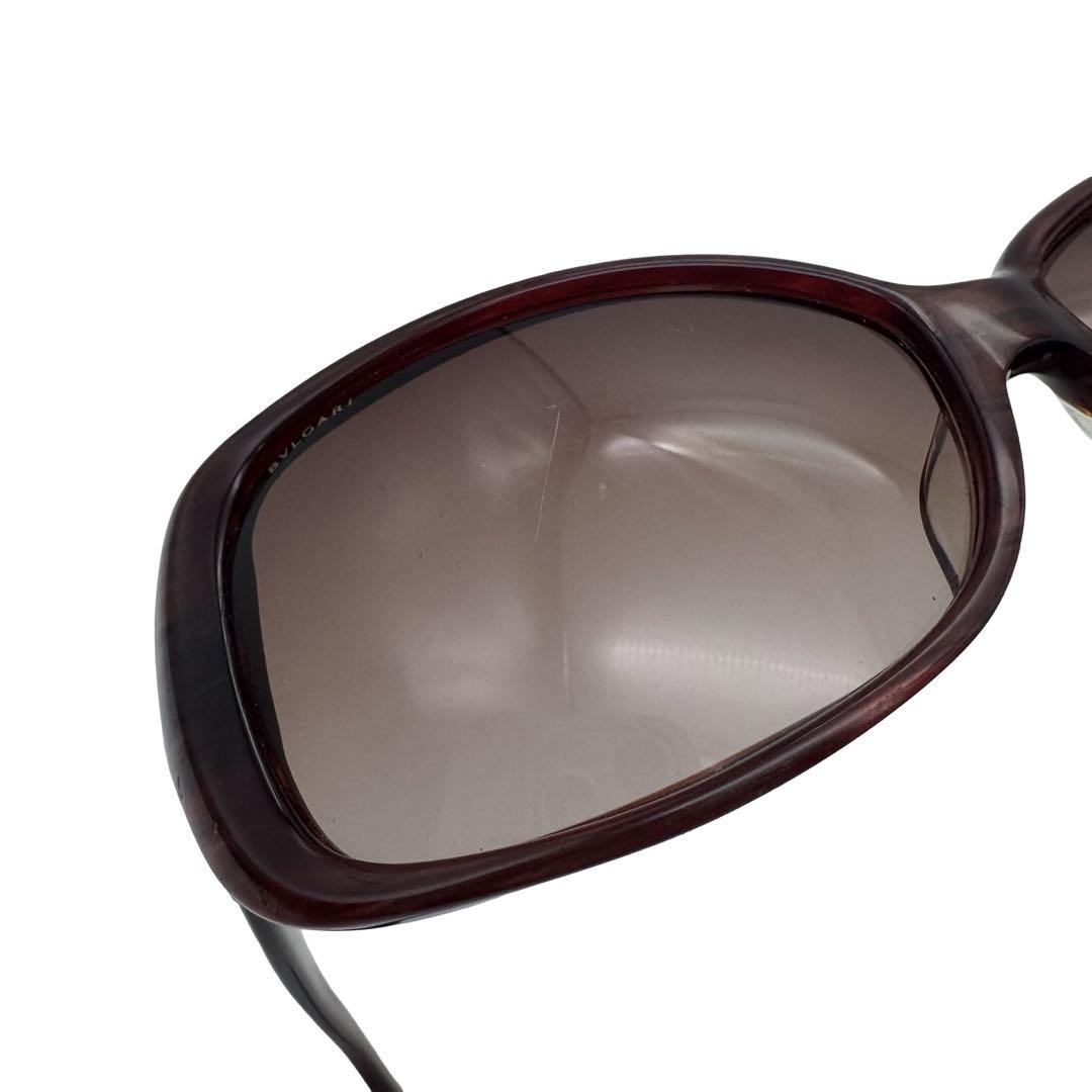 BVLGARI ブルガリ サングラス メガネ ボルドー べっ甲調 レディース