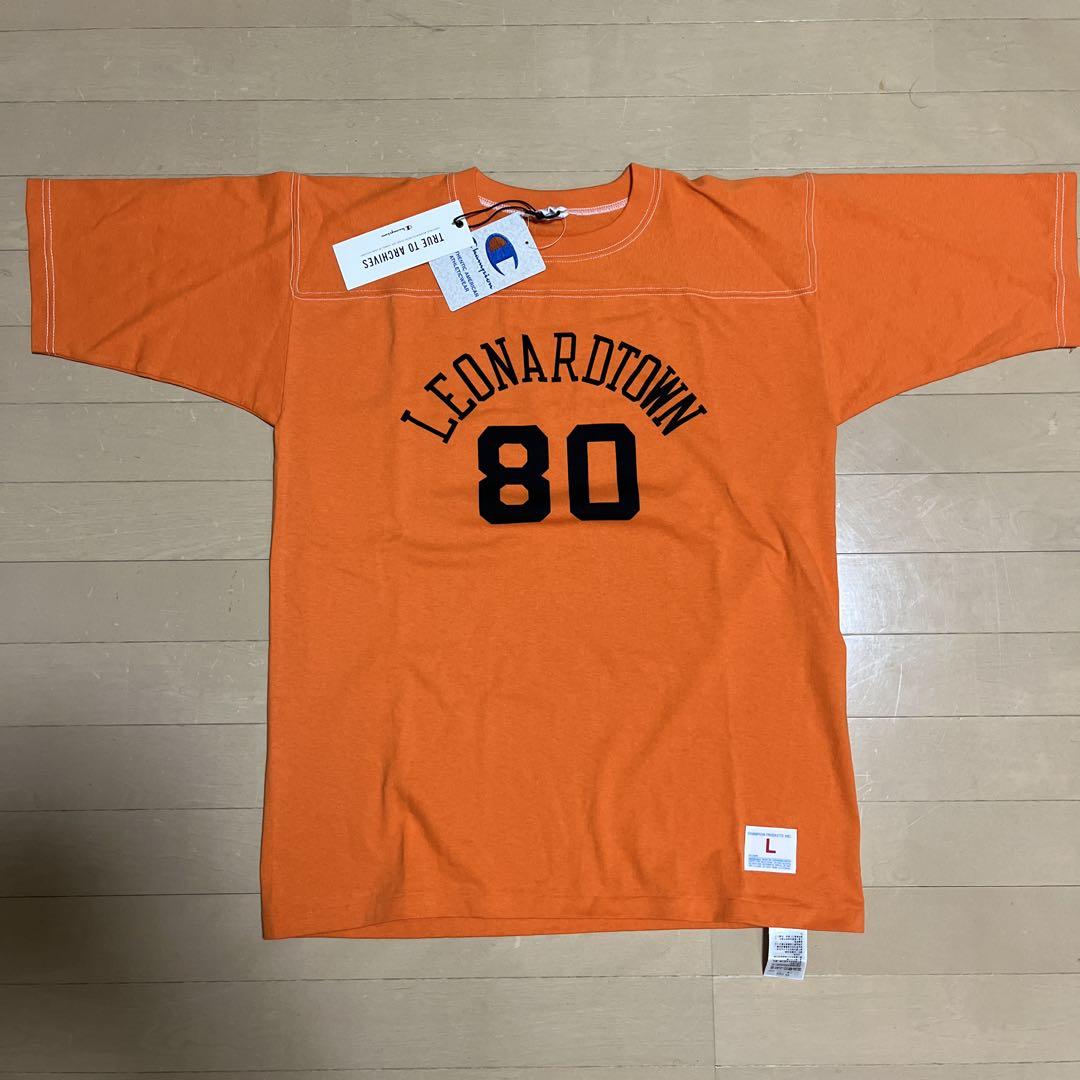 チャンピオン バータグ復刻 フットボールT Tシャツ