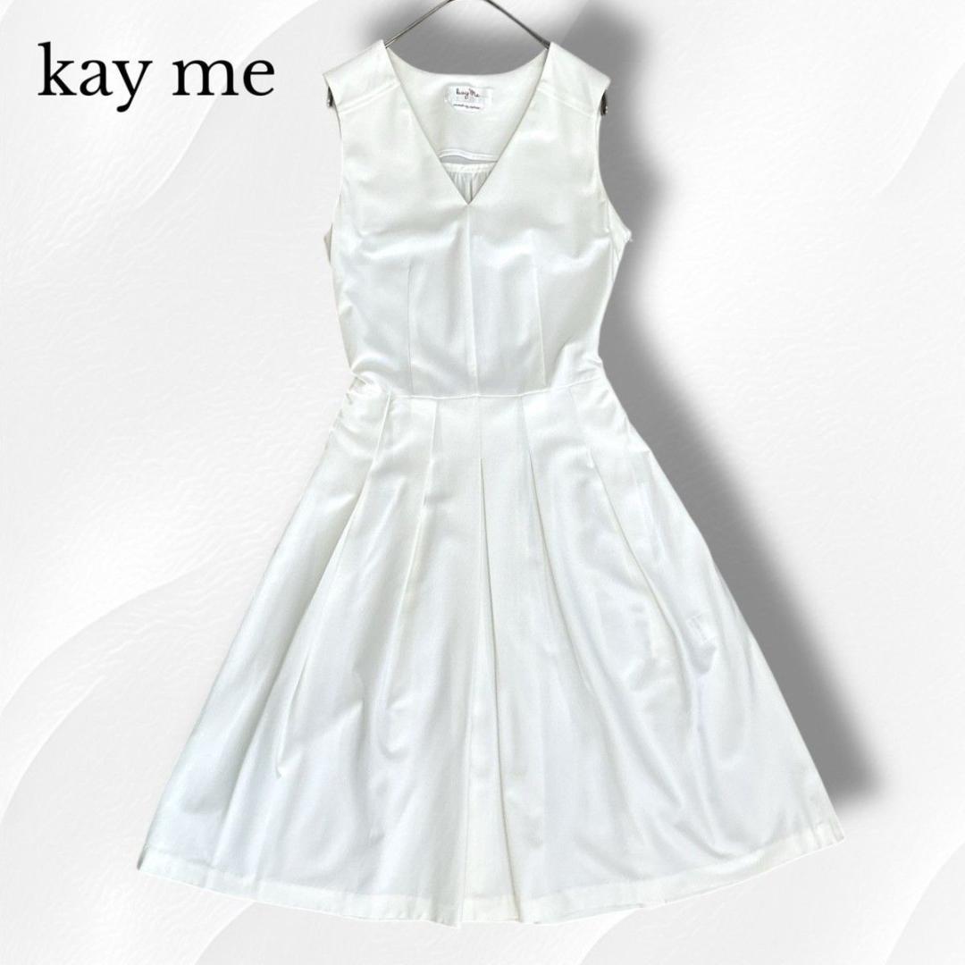 kayme ケイミー　ワンピース　ドレス　オケージョン　着痩せワンピース　タック