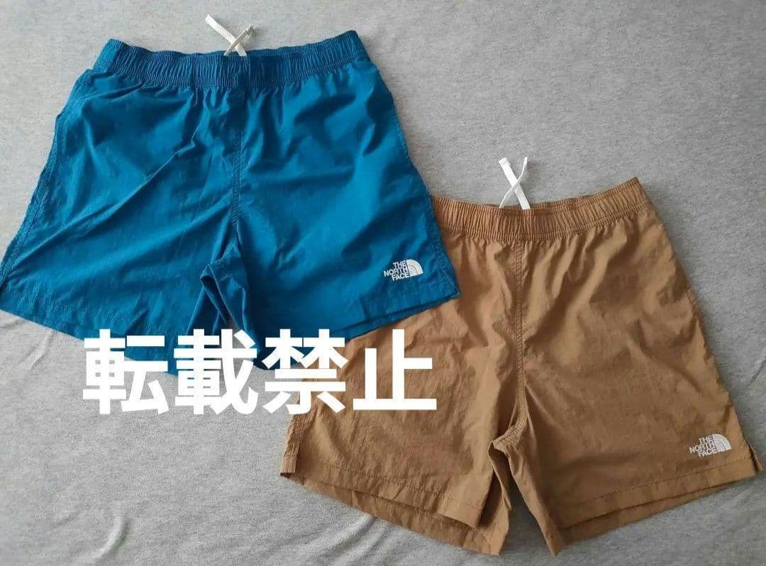 ノースフェイス バーサタイルショーツ ブルー&ベージュL・THE NORTH FACE