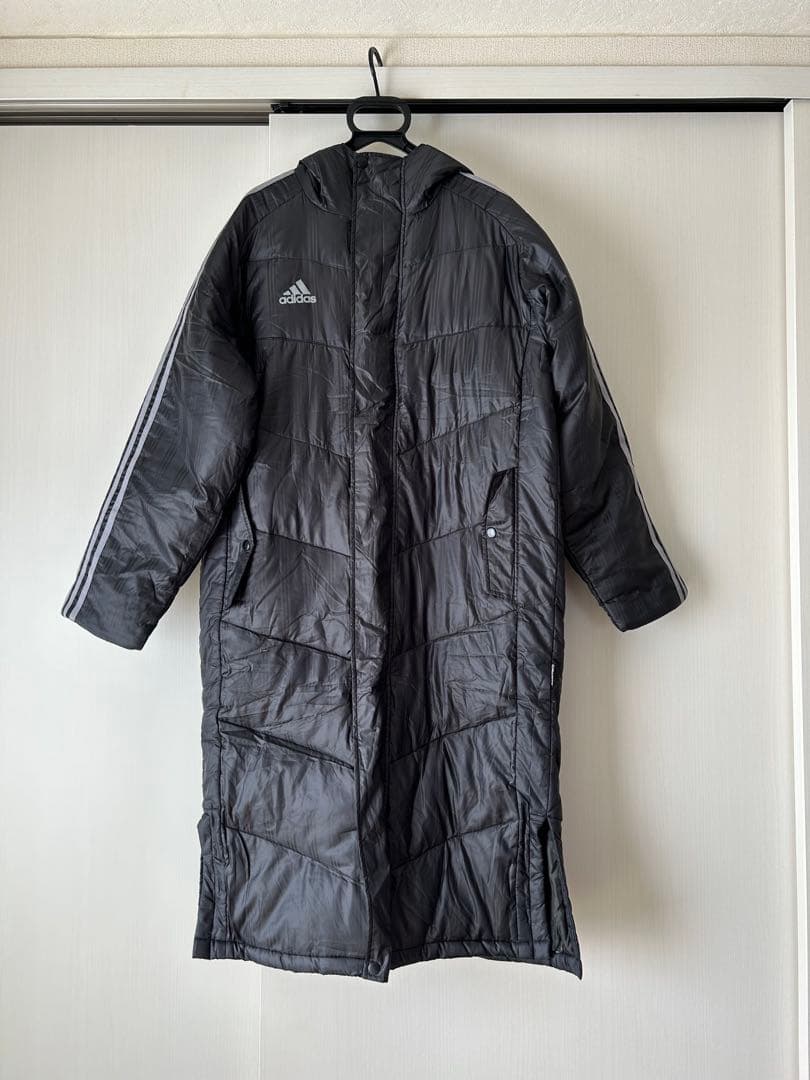 adidas ベンチコート JD1042 ブラックM adidas