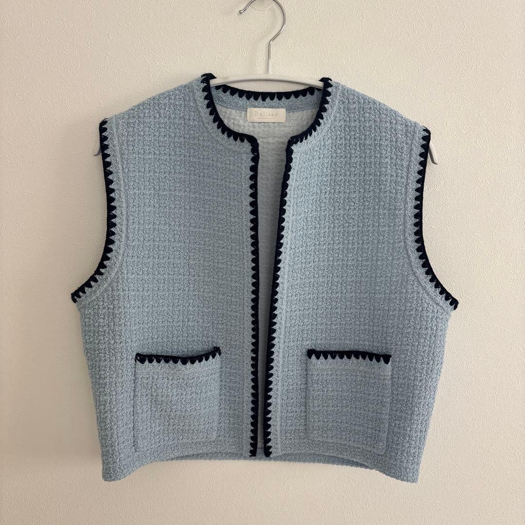 ソフトシャイニーブークレー ショートジレS Ballsey