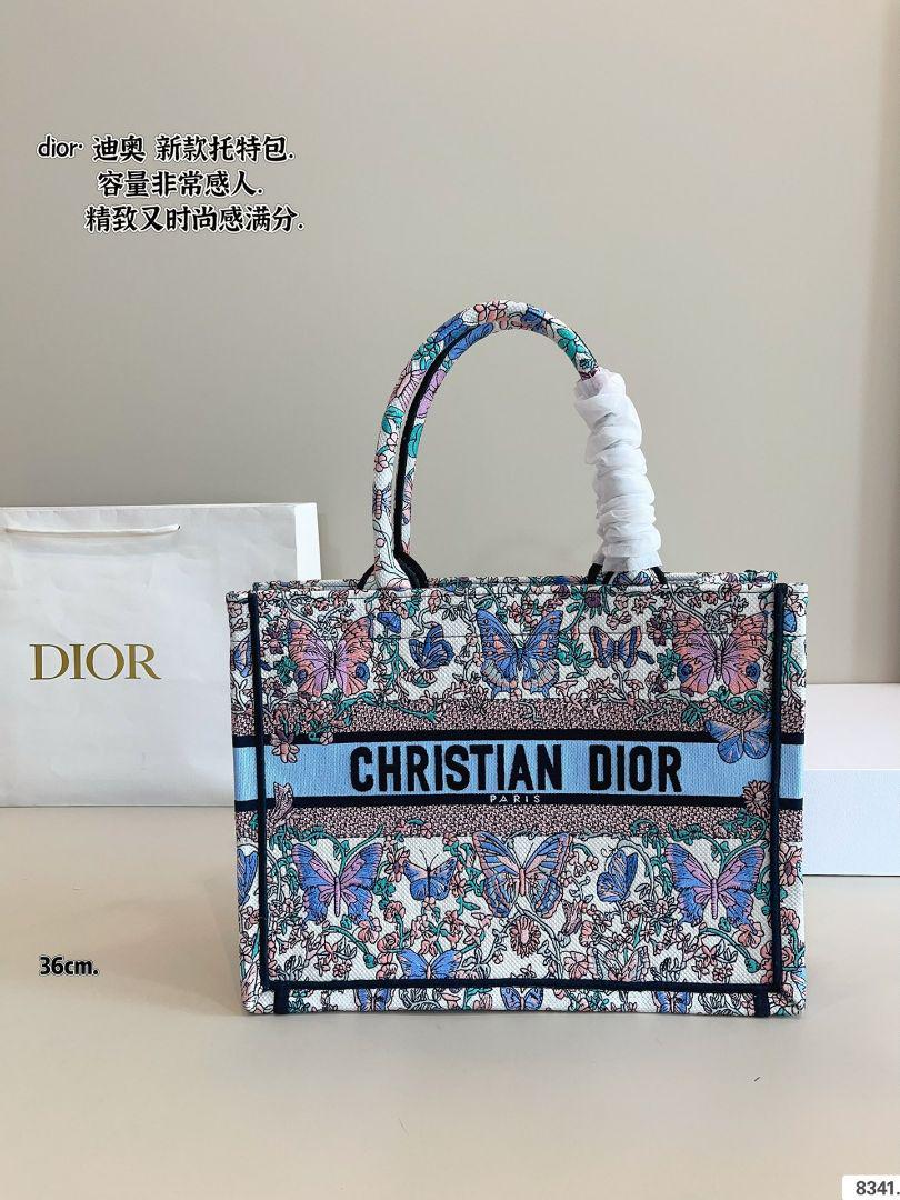 花柄トートバッグ ディオール DIOR ミディアム