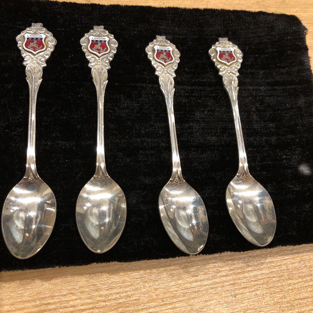 シルバープレートスプーン4本セット